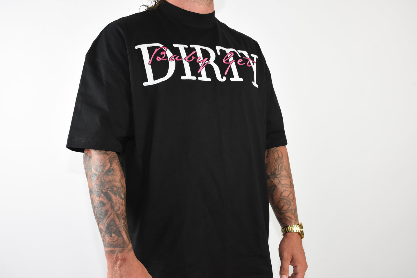 DEUCE-ACE OVERSIZED TEE (VEGAS PINK)