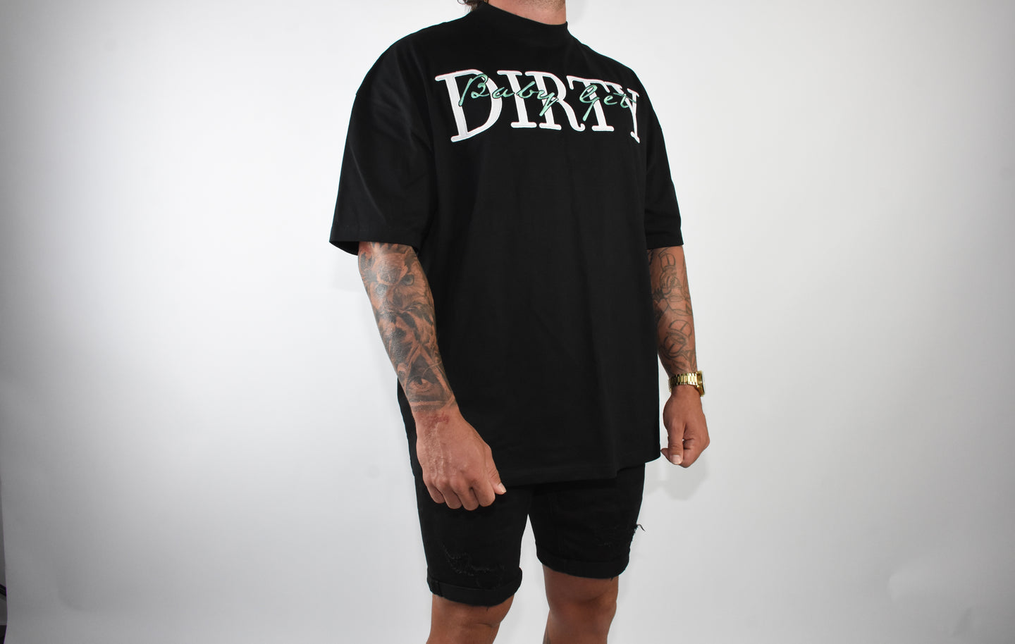 DEUCE-ACE OVERSIZED TEE (TIFFANY)