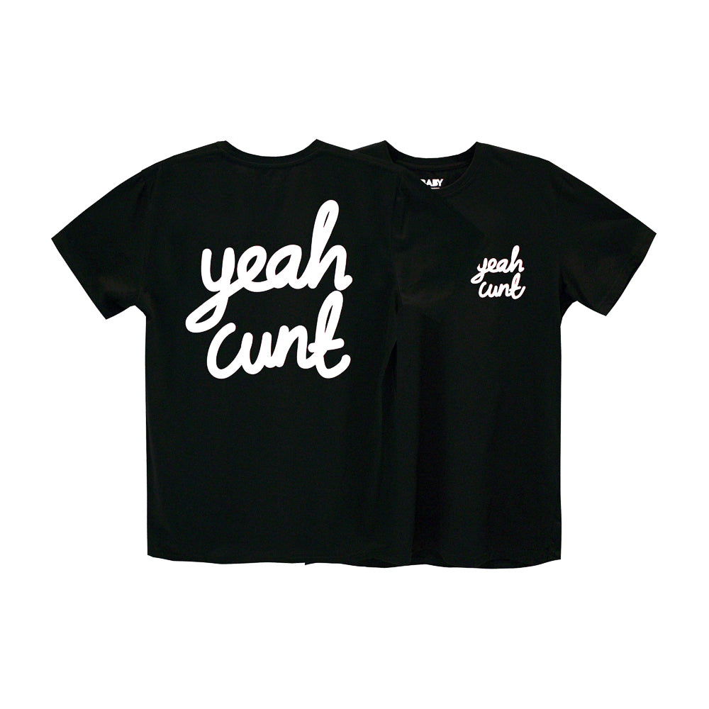 YEAH CUNT SMALL PRINT TEE